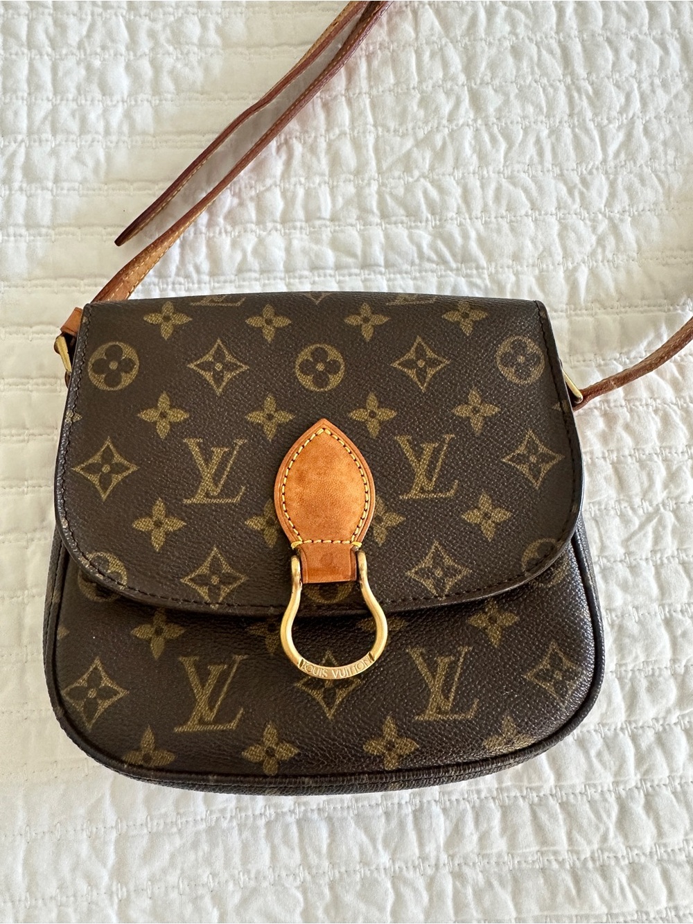 Louis Vuitton Saint Cloud Monogram Brown Crossbody Bag